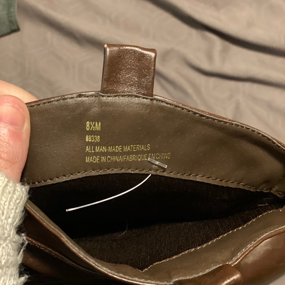 Maurices brown heeled boot